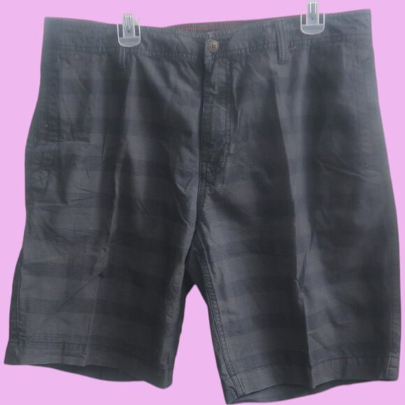The North Face men's cargo plaid shorts summer spring in blue size 38. - Picture 1 of 6